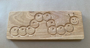 Wooden Caterpillar Tracing Board